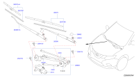 288814CL0A-ARM ASSY-WINDSHIELD WIPER