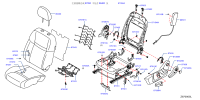 871544BW0A-FRAME ASSY-BACK