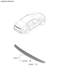 87210J1300-SPOILER ASSY-RR