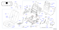 876403TS0A-Board assy-fr seat back