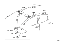 7461002300C0-GRIP ASSY, ASSIST (FOR 3RD SEAT)