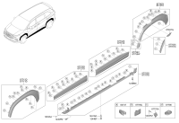 87711O3010-Garnish assy-fender side, lh