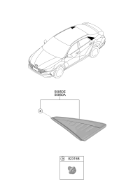 87860BU100-GARNISH ASSY