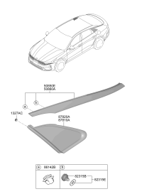 87860L6000-GARNISH ASSY