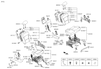 880264H000KD-KNOB-FR SEAT RECLINER RH