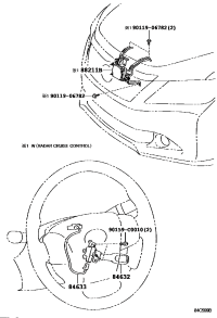 8821033070-SENSOR ASSY, MILLIMETER WAVE RADAR