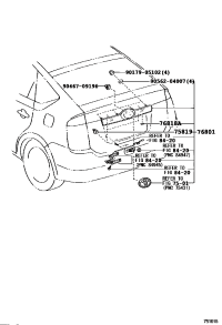 7680147060B2-GARNISH SUB-ASSY