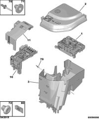 9675879380-Box, engine servo