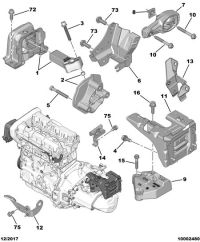 9801472580-ENGINE MOUNTING