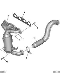 9675789080-GASKET,EXHAUST MANIF