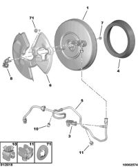 9800724480-Union, brake vacuum