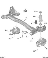 YL00318280-Plate, rear axle crossmember protection