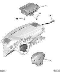 98034587ZD-Coversteering wheel w/air bag