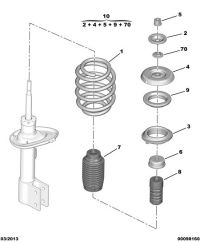 5002FV-Spring, front suspension