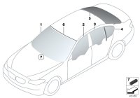 51317203145-Glass assy, fr