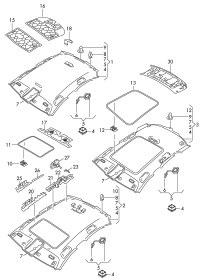 4GD867506-Moulding headlining