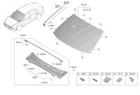 86147L4000-Bracket-w/s mldg mtg, rh