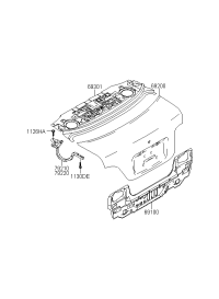 6930022050-PANEL ASSY-RR PACKAGE TRAY