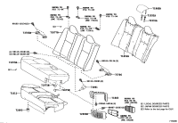 710770Z430C2-Cover, rear seat back (for bench type)