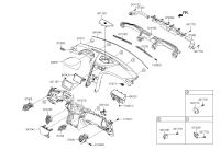 847102M5009P-CRASH PAD ASSY-MAIN