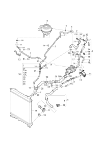 L5QD122051-RADIATOR HOSE/A3/GOLF/JETTA
