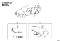 7608506160J0-SPOILER SUB-ASSY, REAR