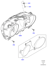 LR007312-BOLTRR SUSP STABILIZER