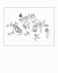 2223510400-MOUNTING,AXLE BEAM R/F-M(W166)