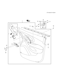 95088189-Weatherstrip (part of 1), door