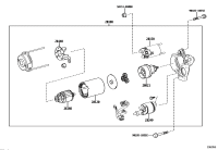 2810025070-STARTER12V 13T 1.4KWTOY CAMRY 4 CYL