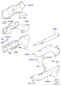 LR041648-GASKET,W.PUMP INLET