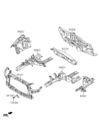 641014V000-CARRIER ASSY-FR END MODULE