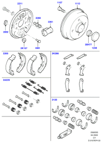 3N211113BB-Hub & drum assy-wheel