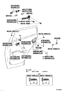 692040R050-FRAME SUB-ASSY, RR