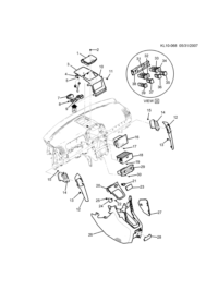 96630017-Ventilator assy-instrument panel ctr