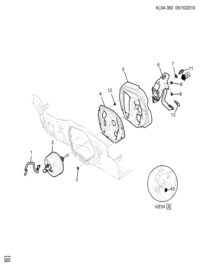 96625876-Hose, brake booster vacuum