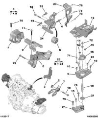 9676523180-ENGINE MOUNTING