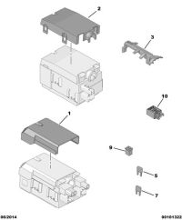 9675730380-Cover, fuse box