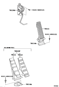 7810122040-PEDAL ASSY-ACCELERATOR