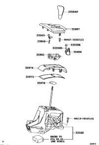 335040R030B0-KNOB SUB-ASSY, SHIFT LEVER