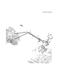 96625350-Manual transmission control (w/shift mode) (incl. 8)