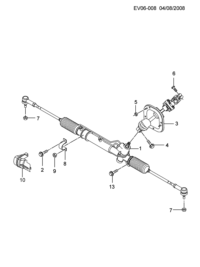 96396700-Gear set, steering