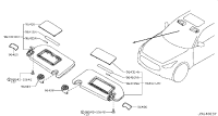 964001CL0E-SUNVISOR ASSY-RH