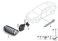 51137370389-GRILL FRT LH X5
