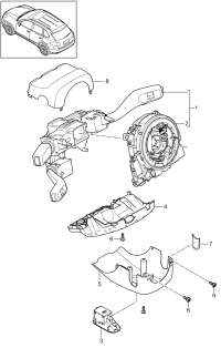 95865256803-Control unit steering switch