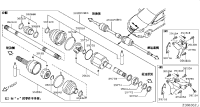 391005AF0A-SHAFT ASSY-FRON