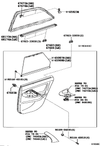 6764006611C1-PANEL ASSY, RR DOOR