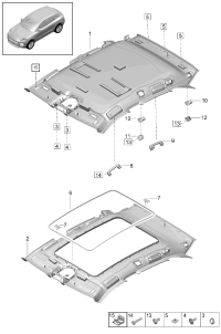 95B867561A-Bezel-lid panel