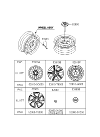 52960T9000-CAP ASSY-WHEEL HUB