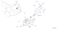 287105BC0A-MOTOR ASSY-REAR WINDOW WIPER